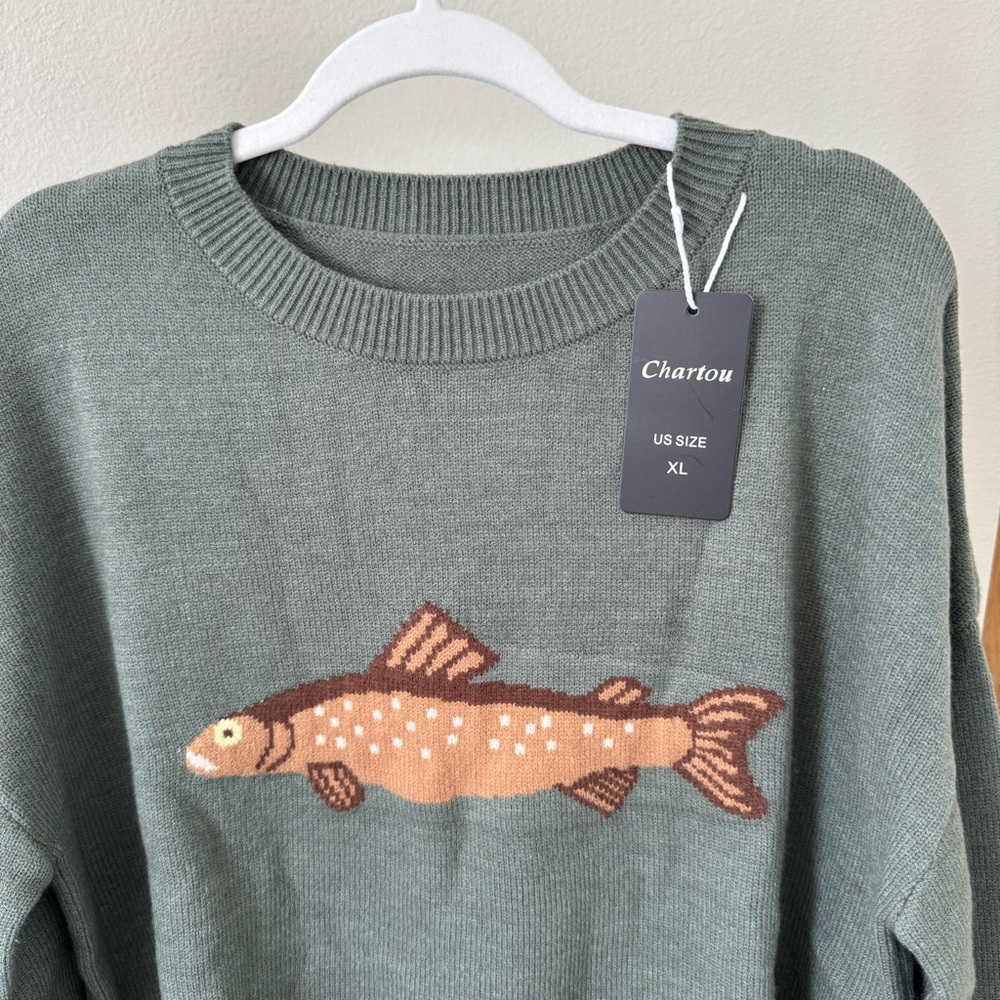Fish Knit Sweater - Picture 2 of 3